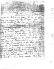 Handwritten correspondence regarding the dam lawsuit legal progress.