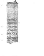 Newspaper article concerning a Long Island shore front property dispute. 
