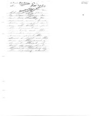 Handwritten correspondence regarding Eagle Lake water levels.